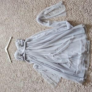 Gray Birdy Grey bridesmaid dress, size small, $40